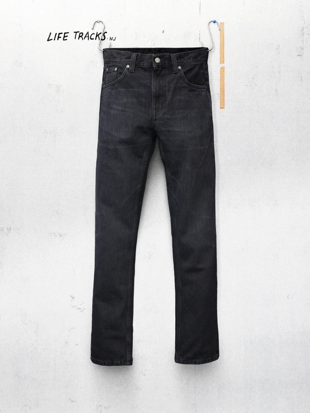 Nudie Jeans 30x32 Gritty Jackson Scratched Tracks